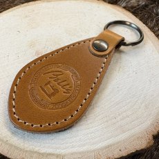 画像2: 【サメ革】しずくキーホルダー　シャークレザー/牛革バージョン (2)