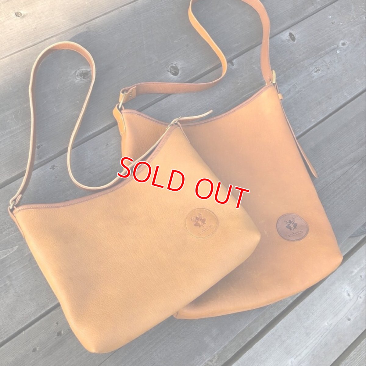 画像6: 【広島ジビエレザー】鹿革ショルダートート☆大きめショルダートートバッグ★A4ノートもすっぽり　 (6)