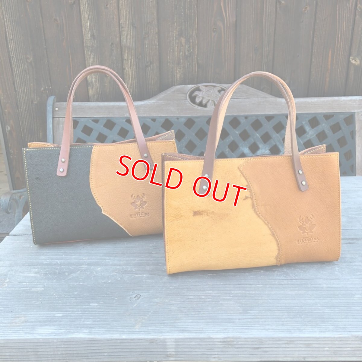 画像8: ★ジビエ鹿革★ミニトートバッグ　財布とスマホとキーケース　ちょっとお出かけにぴったり　 (8)