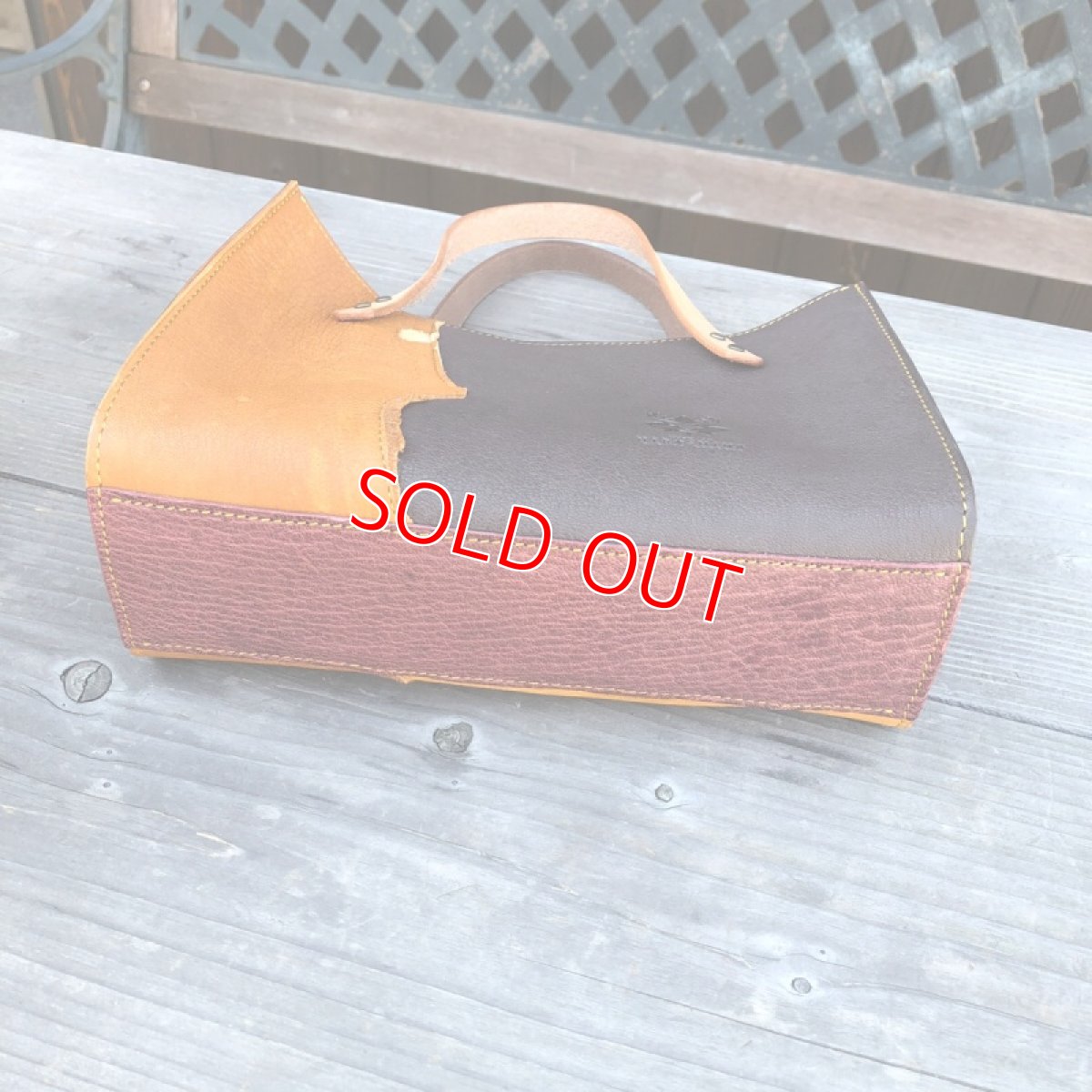 画像11: ★ジビエ鹿革★ミニトートバッグ　財布とスマホとキーケース　ちょっとお出かけにぴったり　 (11)