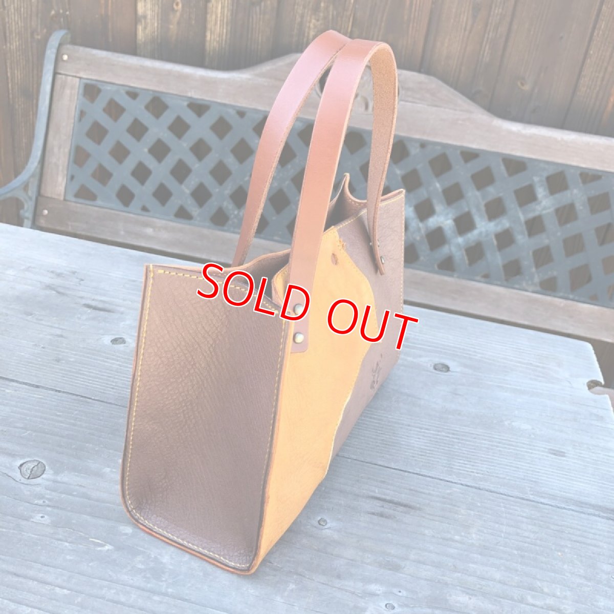 画像15: ★ジビエ鹿革★ミニトートバッグ　財布とスマホとキーケース　ちょっとお出かけにぴったり　 (15)