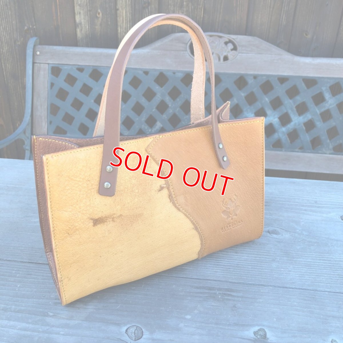 画像21: ★ジビエ鹿革★ミニトートバッグ　財布とスマホとキーケース　ちょっとお出かけにぴったり　 (21)