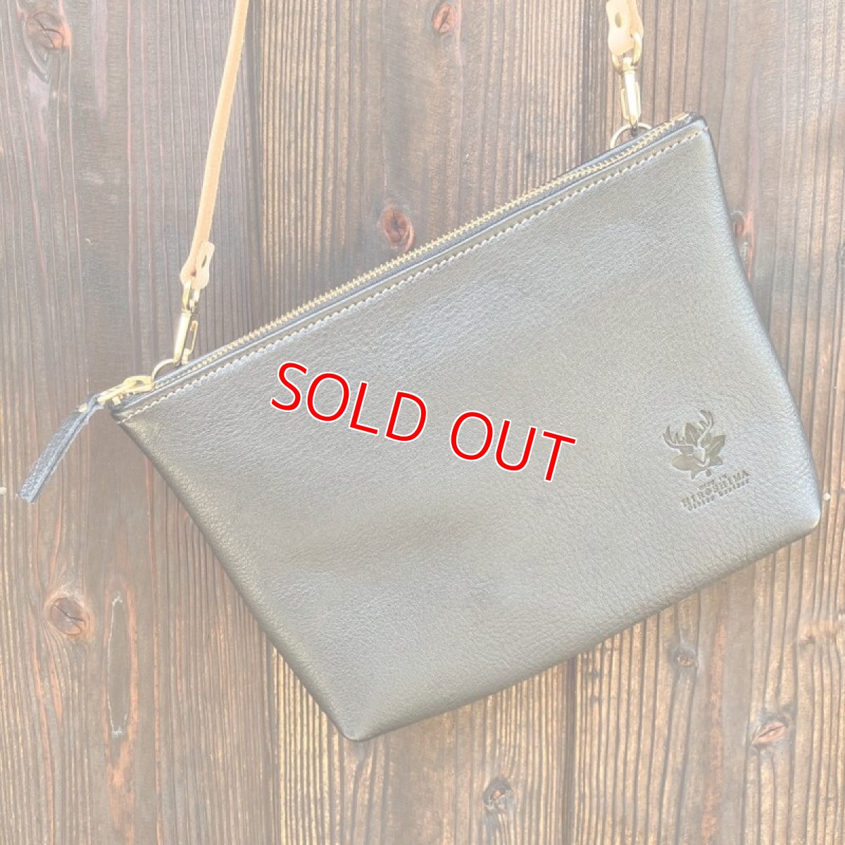 画像6: 【広島ジビエレザー】ふわふわ柔らかく軽い☆鹿革サコッシュ　カラーオーダー受付中 (6)