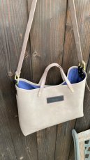 画像8: 【１２色オーダー対応】本革シュリンクレザーの2WAYショルダートートバッグ (8)