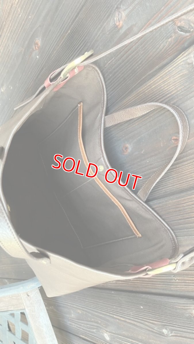 画像11: 【12色オーダー対応】本革シュリンクレザーの2WAYショルダートートバッグ (11)