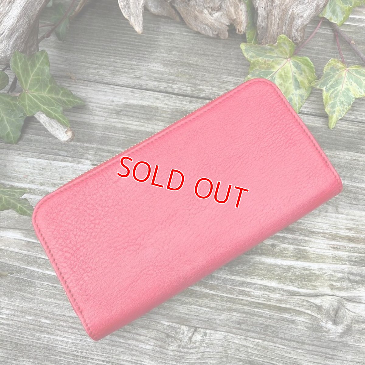 画像5: 【アウトレット】広島ジビエレザー×カープ★お札もカードもコインも通帳も！たくさん入るラウンドファスナー長財布　 (5)