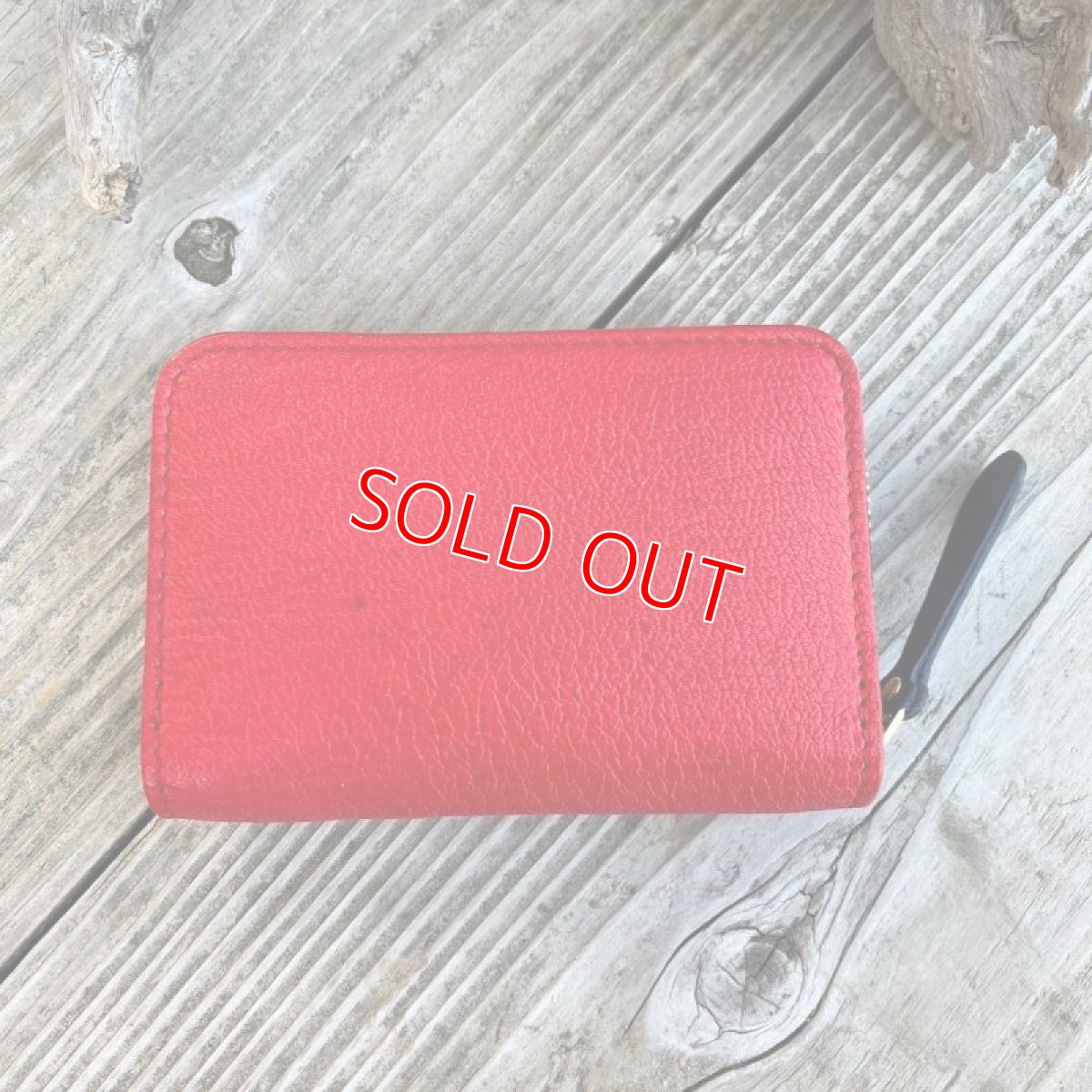 画像3: 【広島ジビエレザー×カープ】東広島産鹿革使用☆ラウンドファスナーミニ財布！ カープ坊や　送料無料 (3)