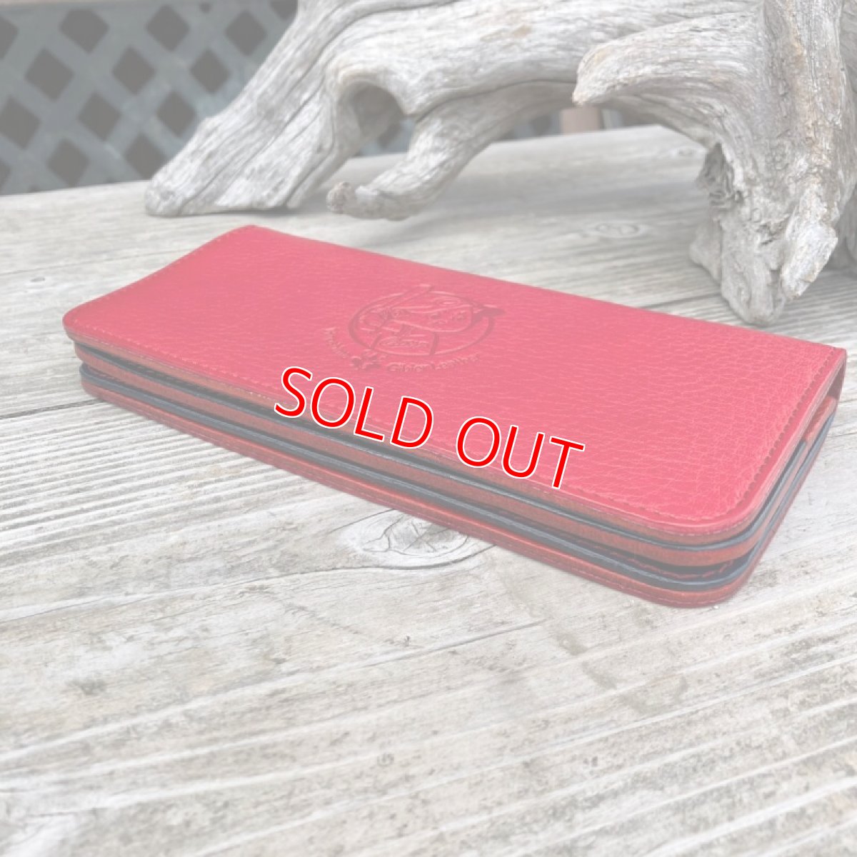 画像3: 【広島ジビエレザー×カープグッズ】公式ネットショップ限定最終セール！２０％OFF！送料無料！3月末まで　東広島産鹿革使用☆スタンダードな長財布　カープ坊や　 (3)