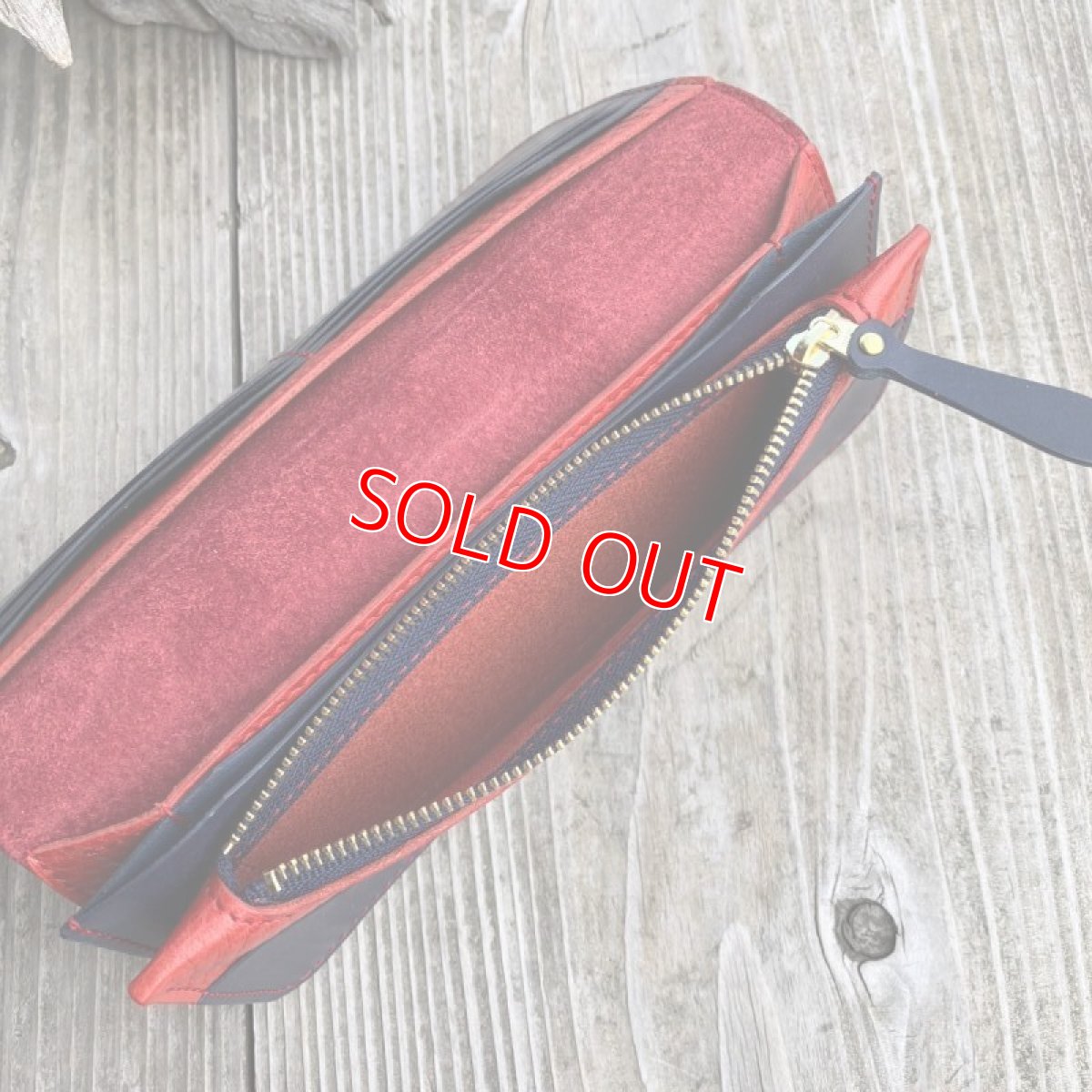 画像7: 【広島ジビエレザー×カープグッズ】公式ネットショップ限定最終セール！２０％OFF！送料無料！3月末まで　東広島産鹿革使用☆スタンダードな長財布　カープ坊や　 (7)