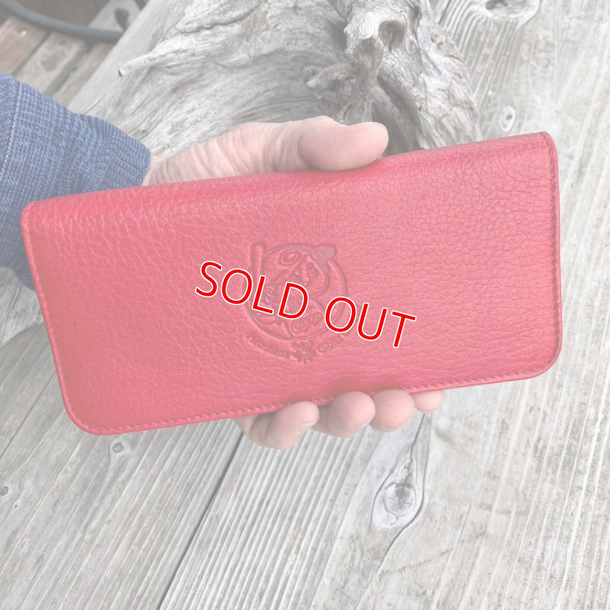 画像6: 【広島ジビエレザー×カープグッズ】公式ネットショップ限定最終セール！２０％OFF！送料無料！3月末まで　東広島産鹿革使用☆スタンダードな長財布　カープ坊や　 (6)