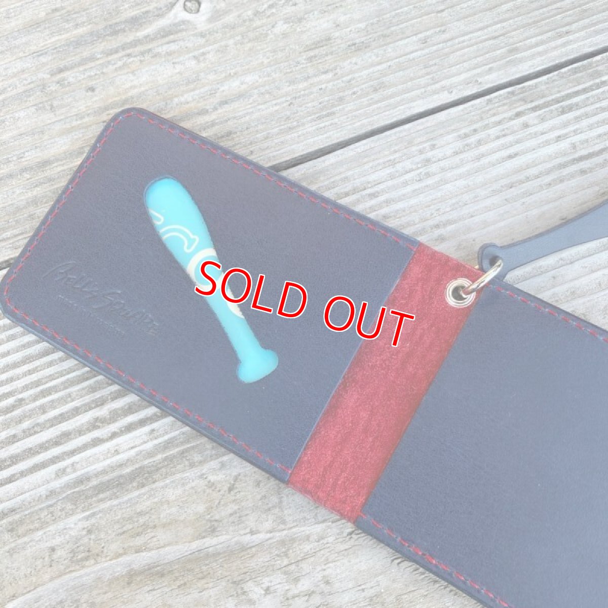 画像7: 【広島ジビエレザー×カープ】鹿革二つ折りパスケース！カード、免許証、マイナンバーカードもすっきり収納　カープ坊や　送料無料 (7)