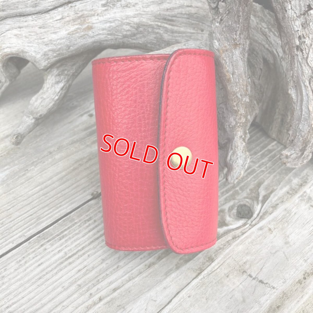 画像3: 【広島ジビエレザー×カープ】東広島産鹿革使用☆ミニ財布機能が付いた5連キーケース　カープ坊や　送料無料 (3)