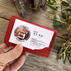 画像4: 【広島ジビエレザー×カープコラボグッズ】物語の詰まった名刺入れ 2026Ver.｜広島産猪革使用｜広島東洋カープ公式ライセンスグッズ (4)