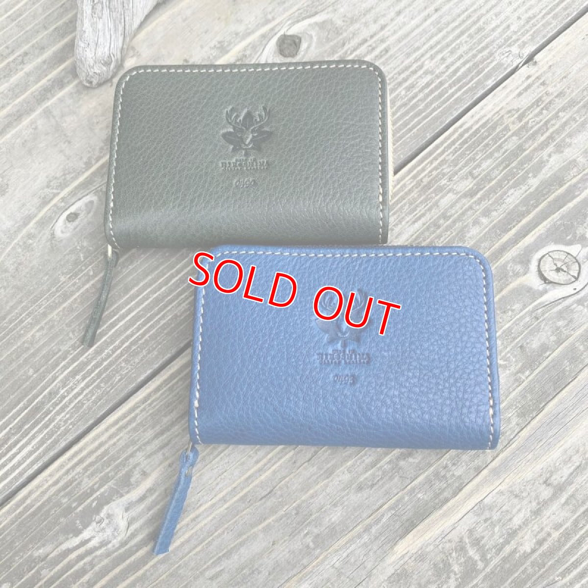 画像11: 【広島ジビエレザー】職人が作るオーダーメイド天然鹿革＆牛革ラウンドファスナーミニウォレット　カラーオーダー受付中 (11)