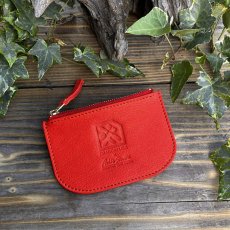 画像5: 広島ジビエレザー×ドラゴンフライズコラボグッズ ジビエ鹿革のファスナーポーチ・小銭入れやお薬入れなどに イニシャル刻印対応 (5)