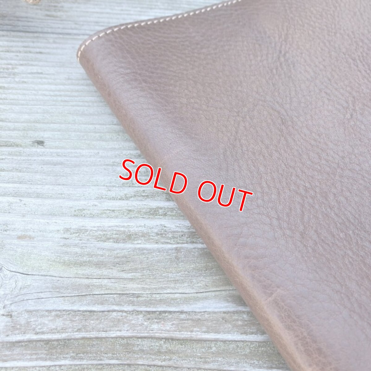 画像8: 【アウトレット】シュリンクレザー　牛革ノートカバー　B5キャンパスノートサイズ　ダークブラウン (8)