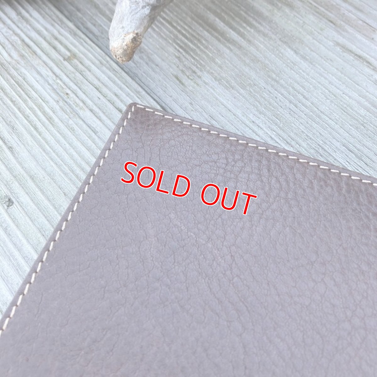 画像9: 【アウトレット】シュリンクレザー　牛革ノートカバー　B5キャンパスノートサイズ　ダークブラウン (9)