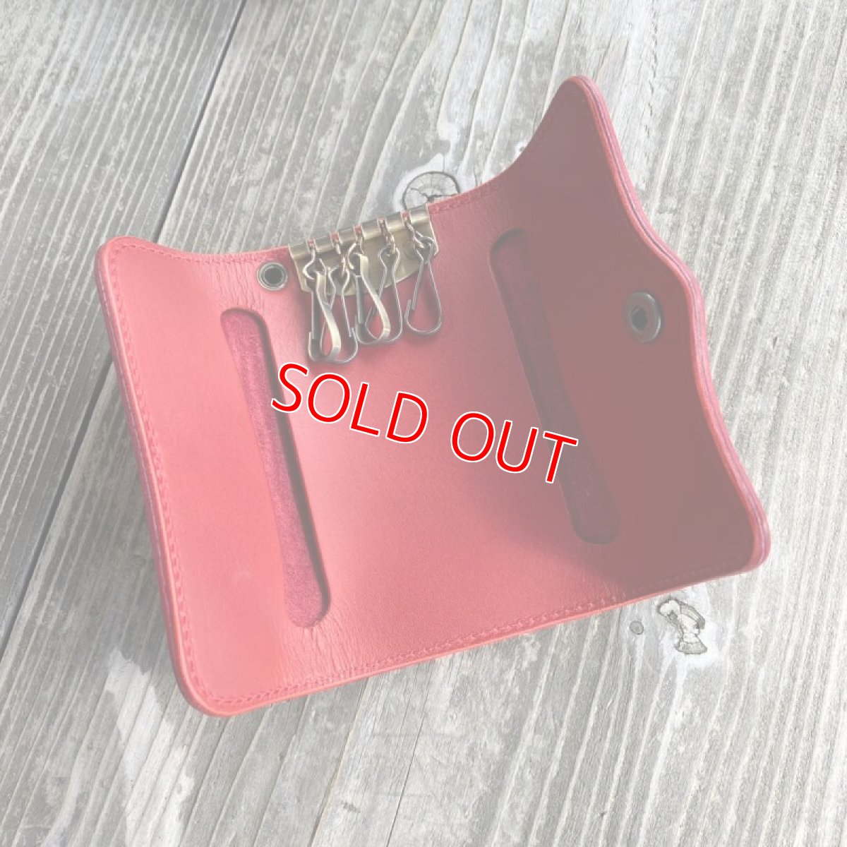 画像3: 【アウトレット】ジビエ鹿革５連キーケース☆大きなサイズのしっかり収納　 (3)