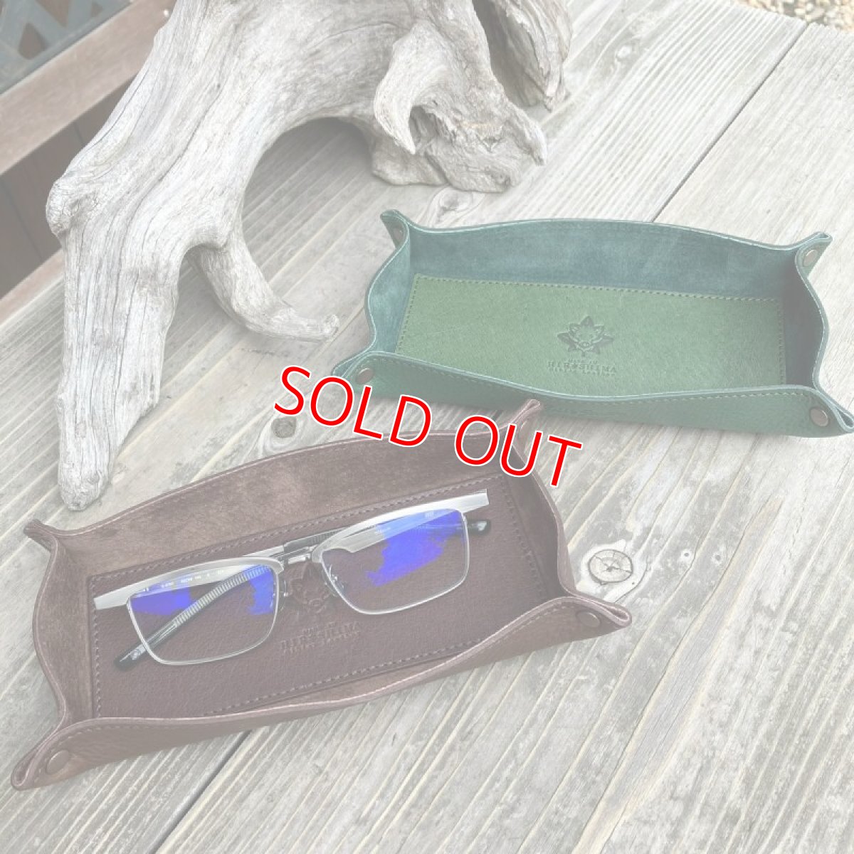 画像1: 【広島ジビエレザー】猪革＆牛革 レザートレー 暮らしに彩りを添える、大人のための上質トレー (1)