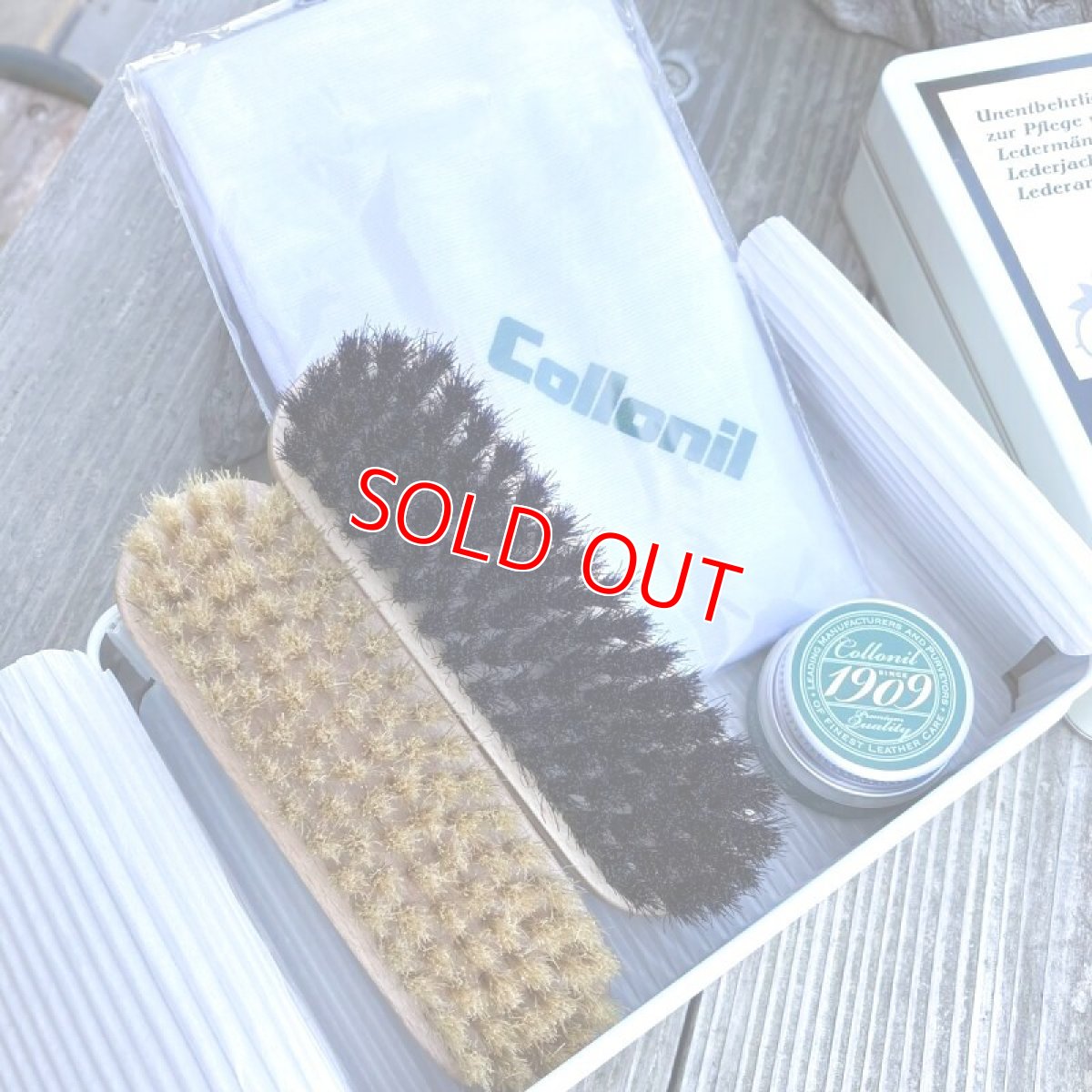 画像3: Collonil コロニル 　1909レザーケアセット レトロ缶 (3)