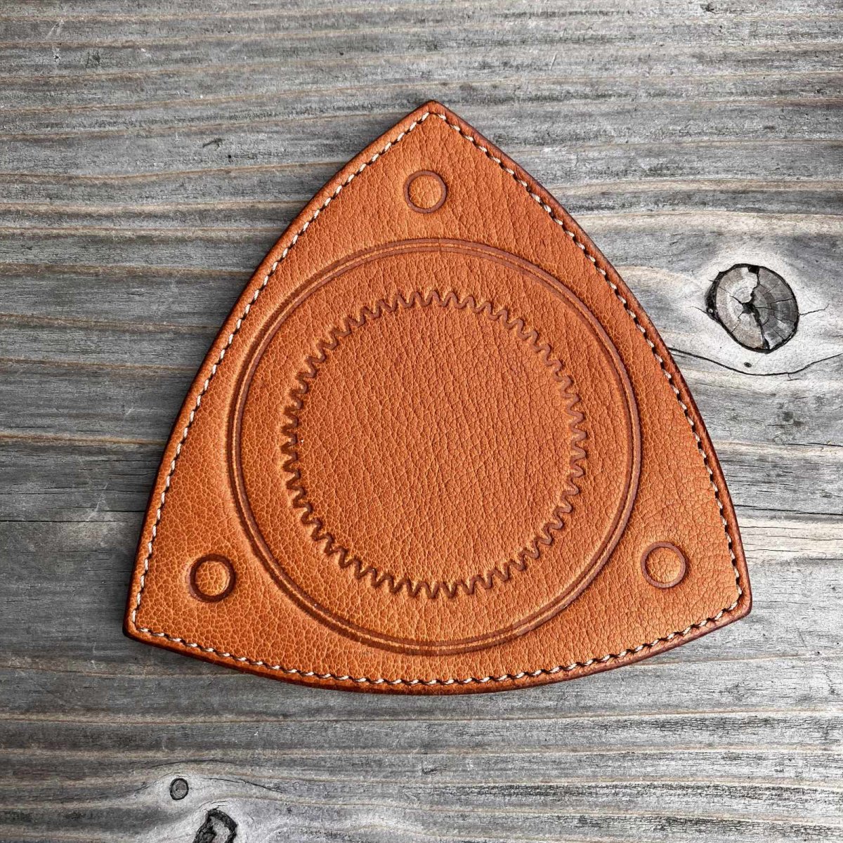 画像3: ジビエ鹿革「ロータリーエンジンモチーフ」コースター｜撥水加工×スウェード裏面｜記念品・OEM・ロゴ刻印オーダー可★記念品などご相談もお気軽に (3)