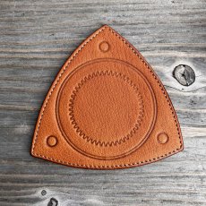 画像3: ジビエ鹿革「ロータリーエンジンモチーフ」コースター｜撥水加工×スウェード裏面｜記念品・OEM・ロゴ刻印オーダー可★記念品などご相談もお気軽に (3)