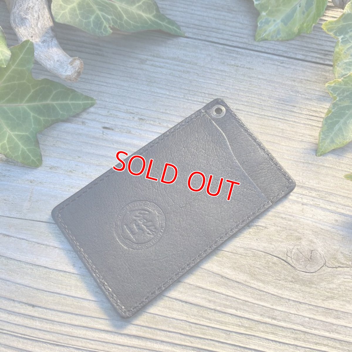 画像2: 【ツキノワグマレザー】するっとした手触りのツキノワグマ革バージョン★パスケース / カード入れ (2)