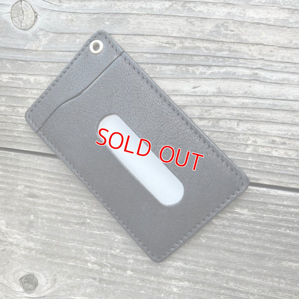 画像5: 【ツキノワグマレザー】するっとした手触りのツキノワグマ革バージョン★パスケース / カード入れ (5)