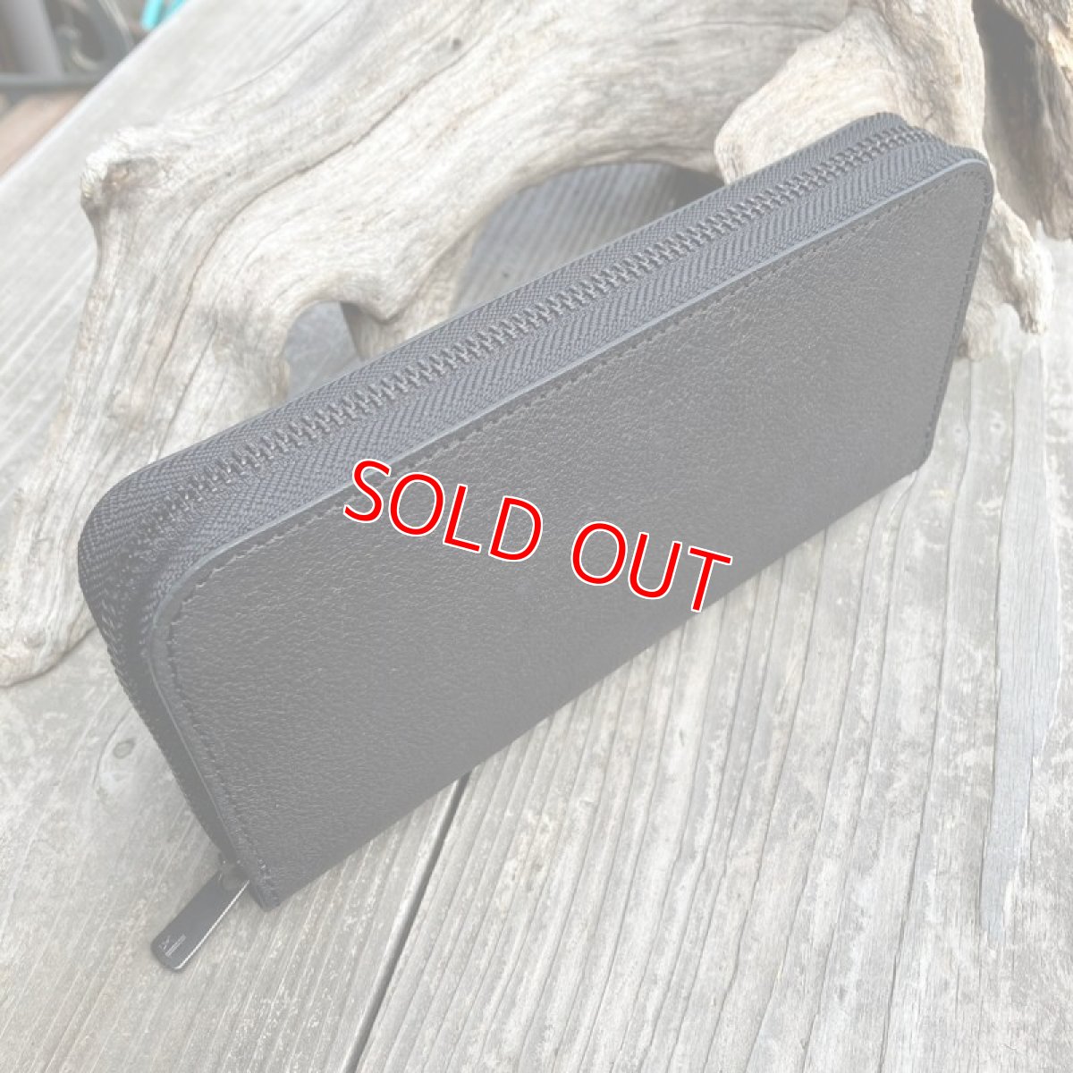 画像5: 北海道産ヒグマ革　限定1点ラウンドファスナー長財布　プレミアムバージョン (5)