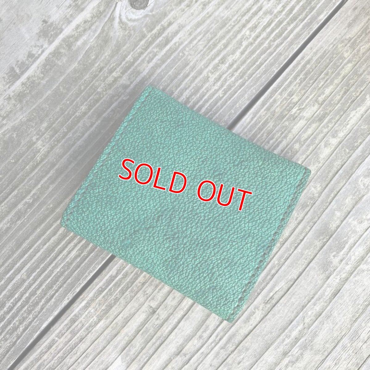 画像4: 【ツキノワグマレザー】クマ革★ボックスコインケース　限定色グリーン (4)