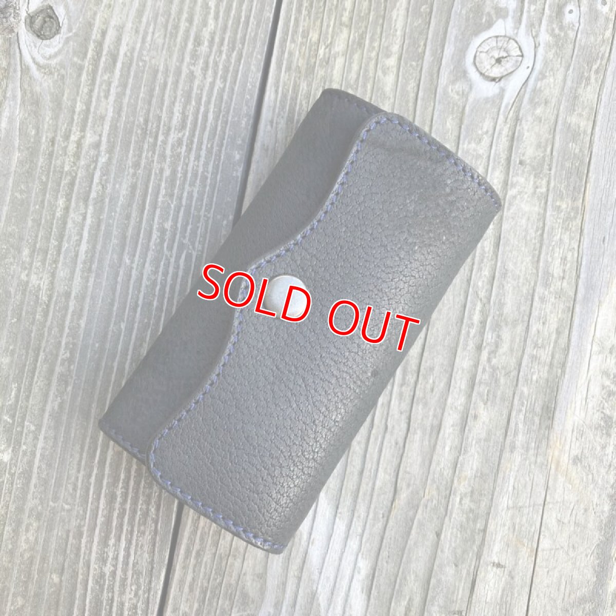 画像2: 【ヒグマレザー】熊革キーケース★５連ビッグサイズ　カードやお札も入る (2)