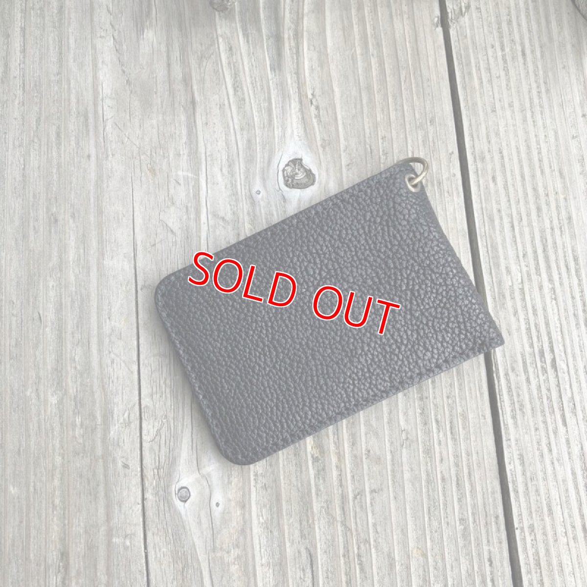 画像3: 【森の鼓動ヒグマ革】北海道ヒグマ革×姫路牛革☆極薄プレミアム二つ折りカードケース (3)