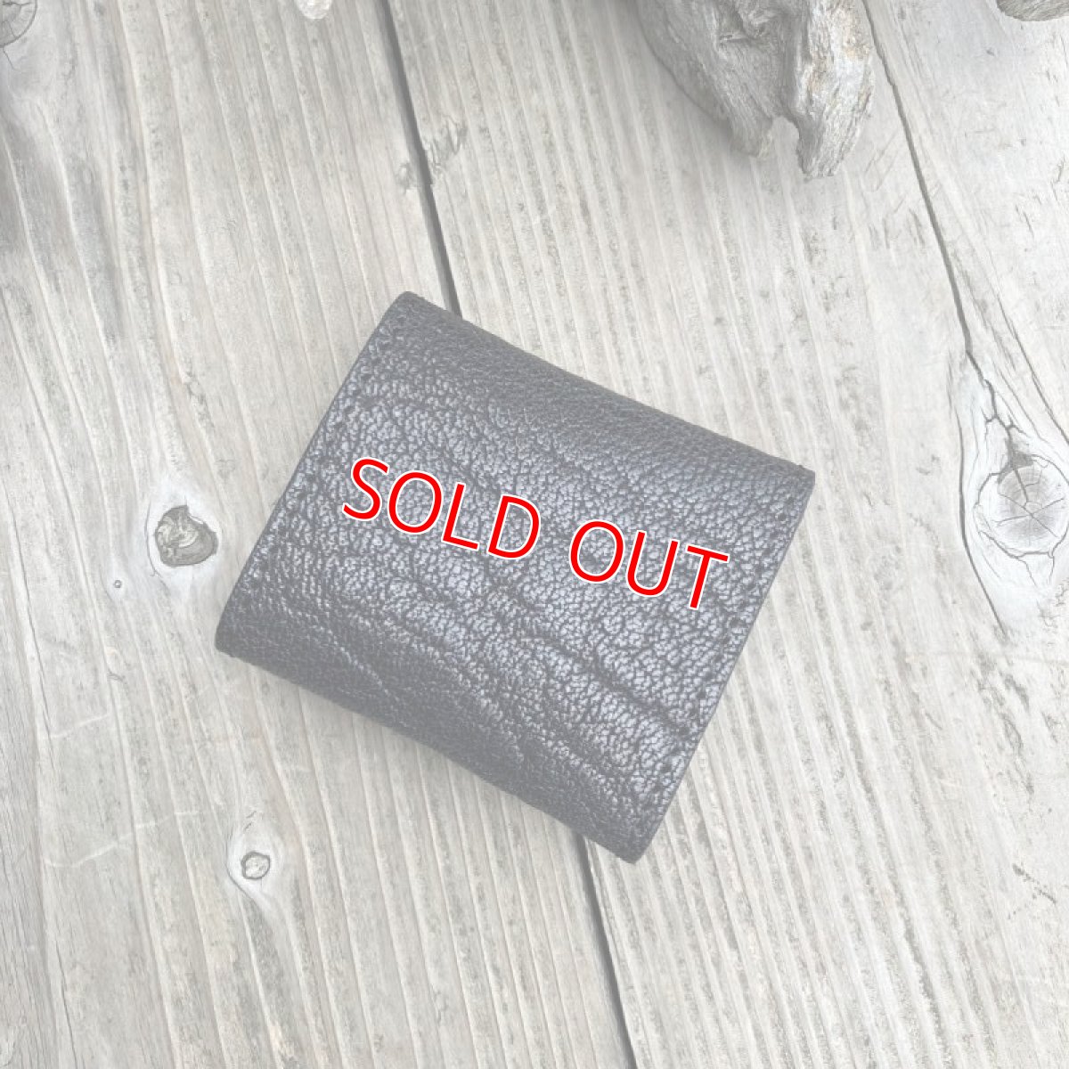 画像7: 【森の鼓動ヒグマ革】北海道ヒグマ革×姫路牛革☆ボックスコインケース (7)