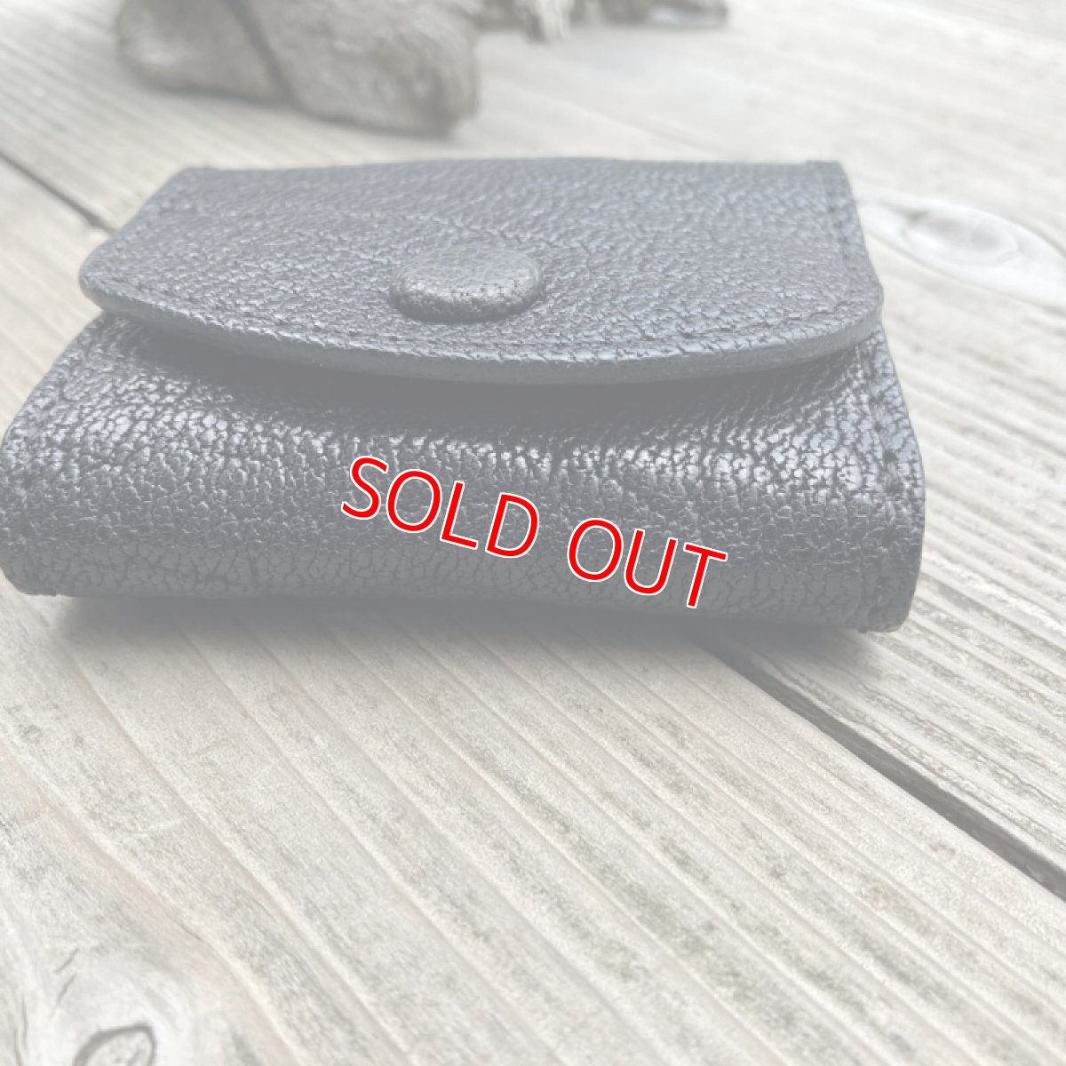 画像6: 【森の鼓動ヒグマ革】北海道ヒグマ革×姫路牛革☆ボックスコインケース (6)