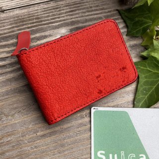 数量限定】ツキノワグマレザー がま口ポーチ｜本革 印鑑ケース・小物