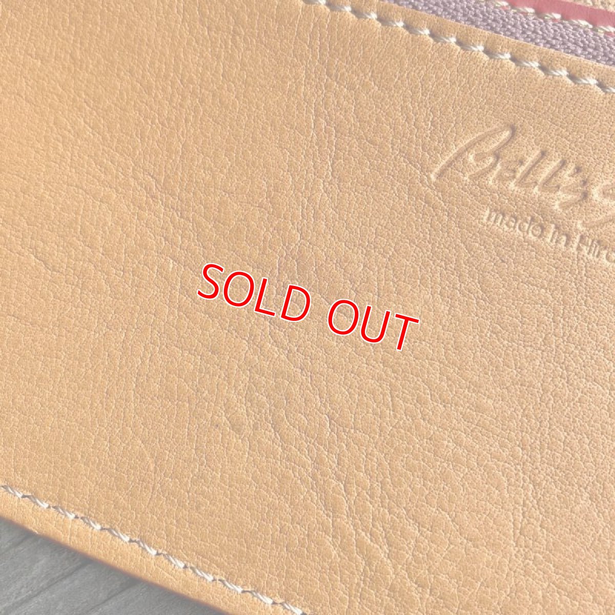 画像9: 【アウトレット】スリム長財布　牛革シュリンク&ヌメ革　限定1点 (9)