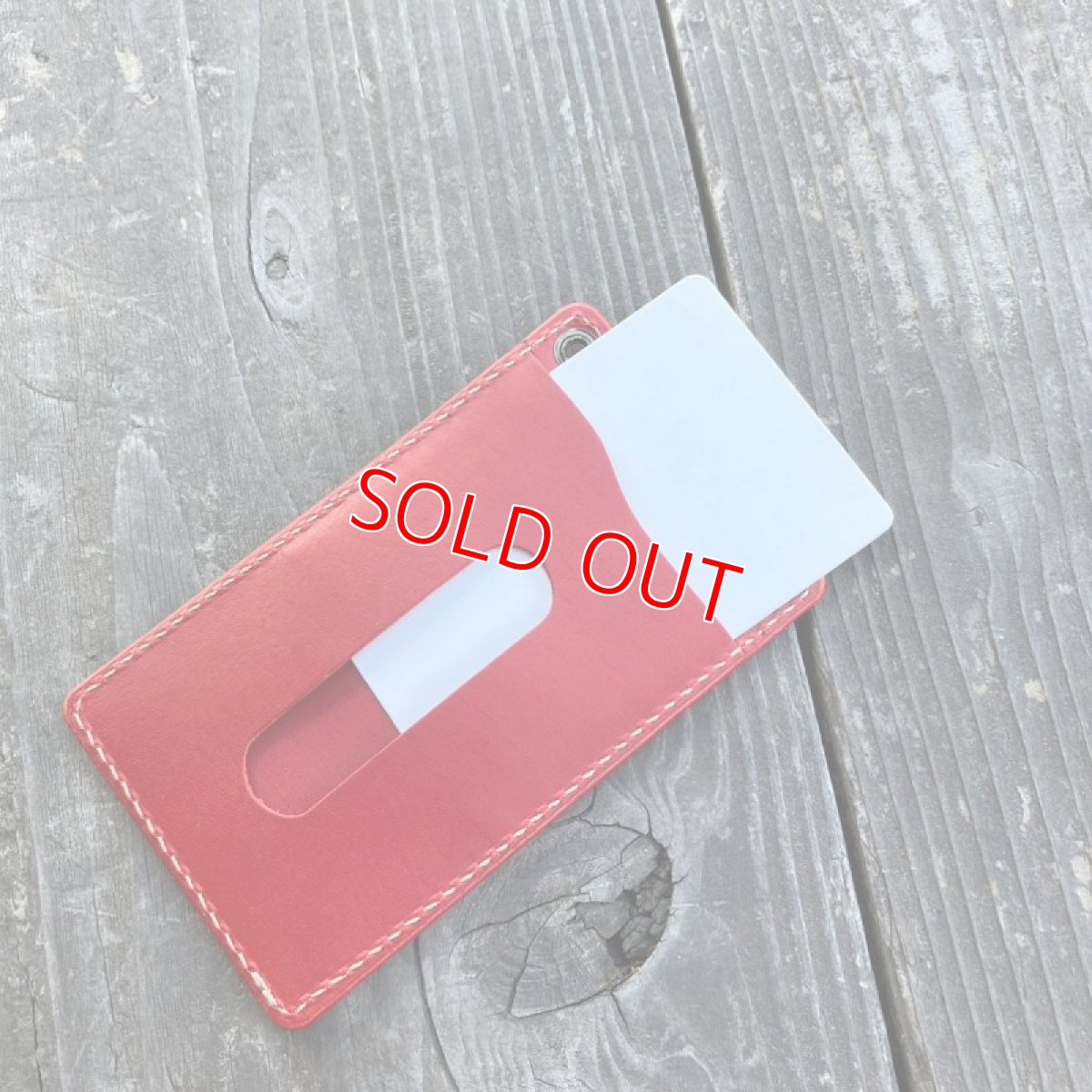 画像4: 【アウトレット】シンプルスリム☆パスケースや免許証入れに！本革カードケース (4)