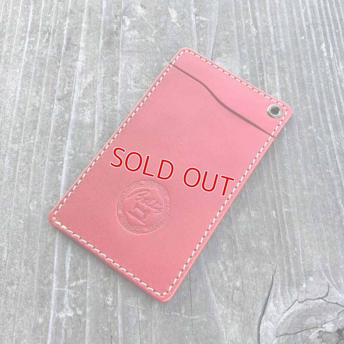 画像2: 【アウトレット】シンプルスリム☆パスケースや免許証入れに！本革カードケース (2)