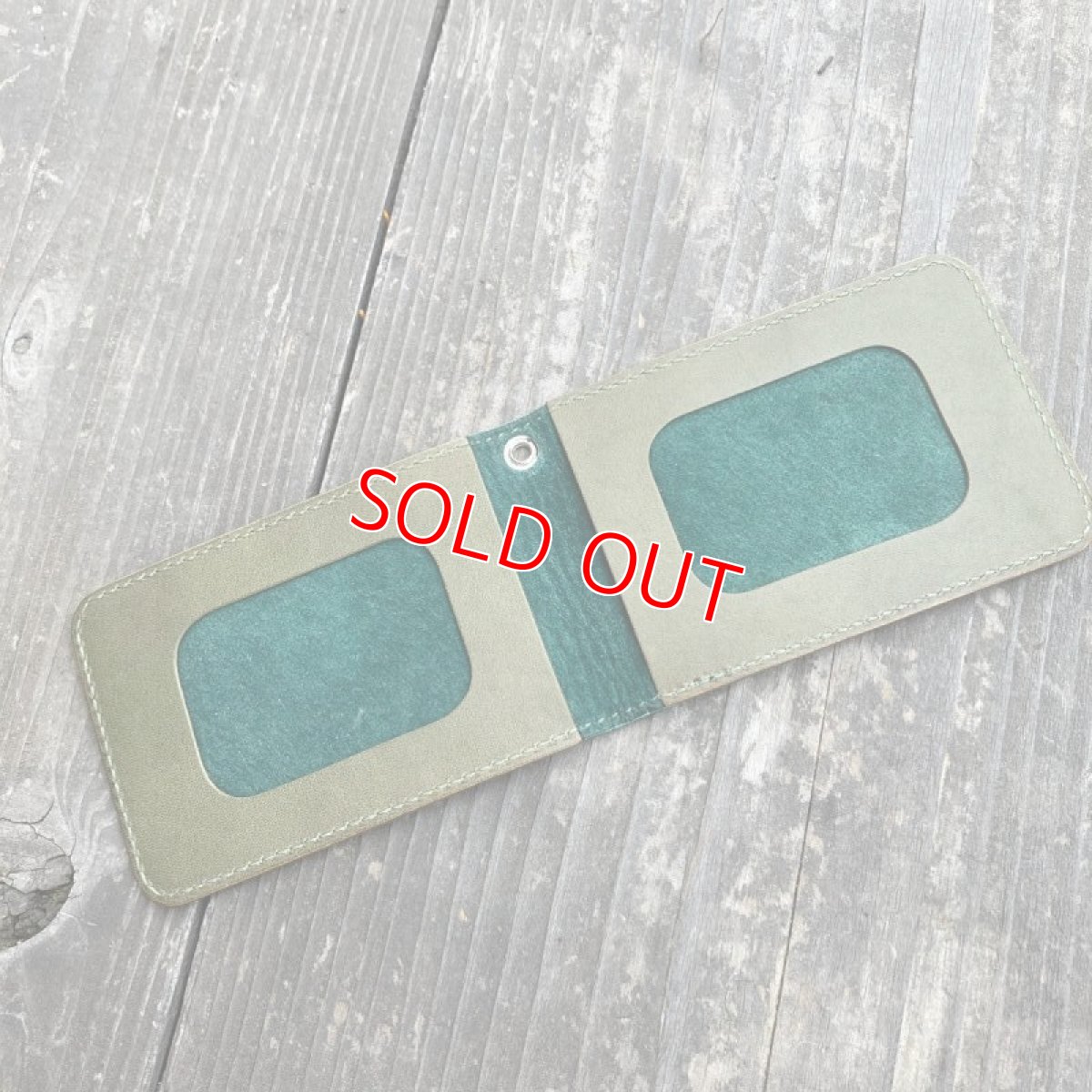 画像4: 【アウトレット】柔らかいジビエレザー鹿革★二つ折りパスケース / カード入れ (4)