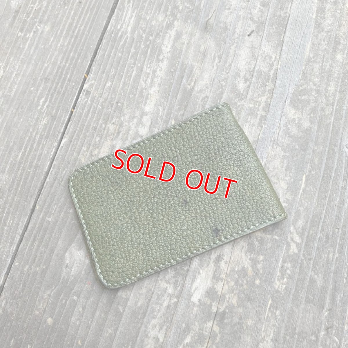 画像3: 【アウトレット】柔らかいジビエレザー鹿革★二つ折りパスケース / カード入れ (3)