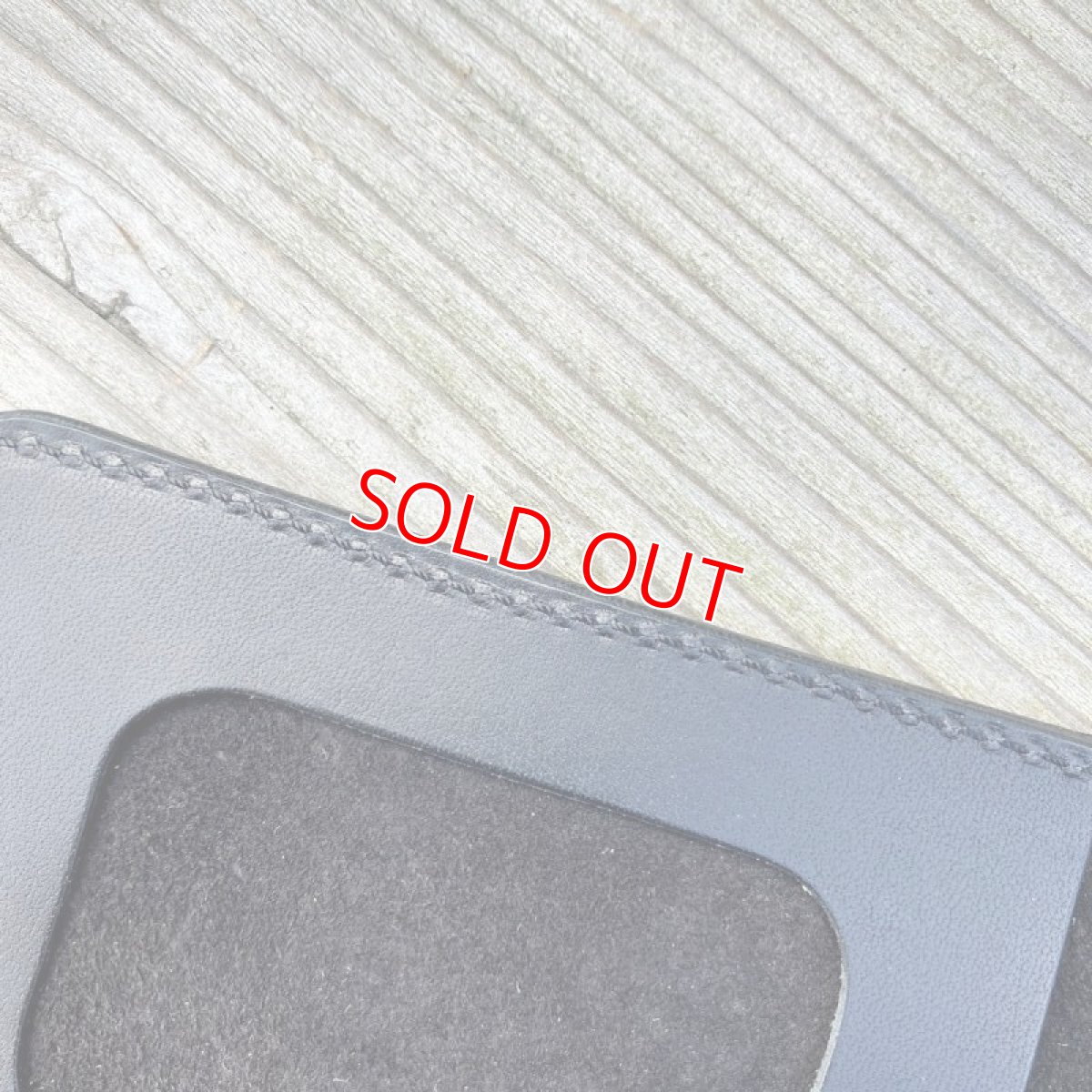 画像6: 【アウトレット】シャークレザー★サメ革二つ折りパスケース / カード入れ (6)