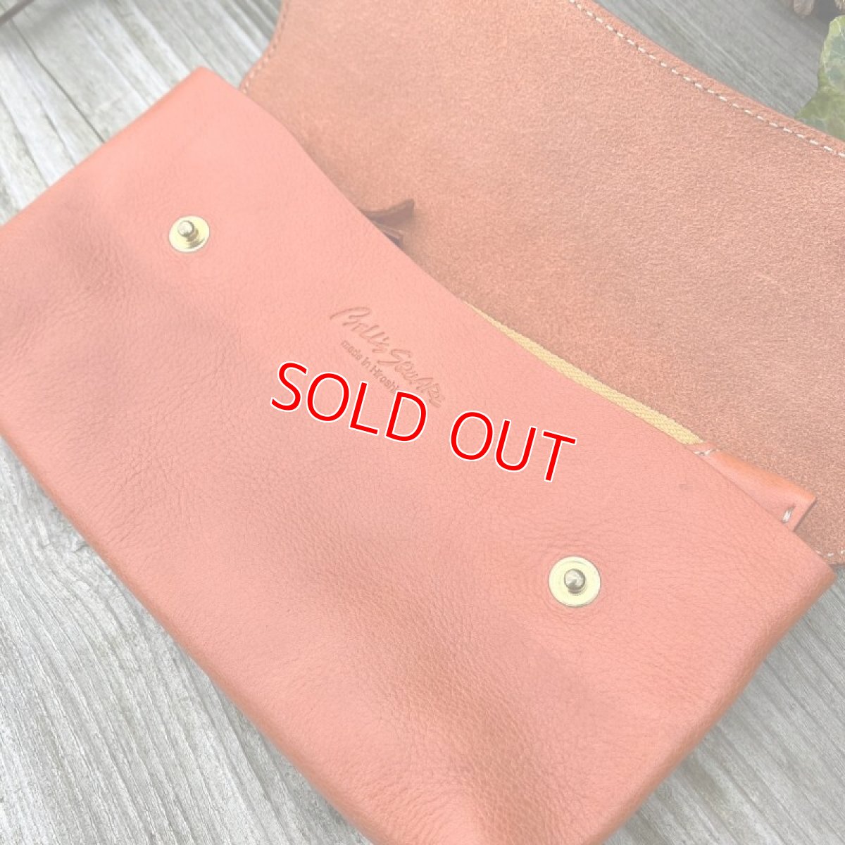 画像3: 【アウトレット】お財布ポシェット小銭入れ部分が取り外し可能です　オレンジ (3)