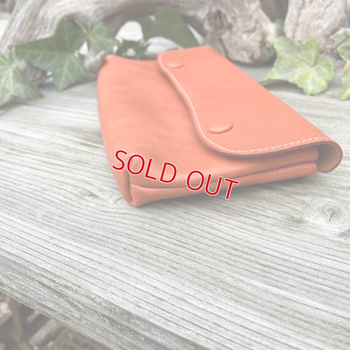 画像15: 【アウトレット】お財布ポシェット小銭入れ部分が取り外し可能です　オレンジ (15)