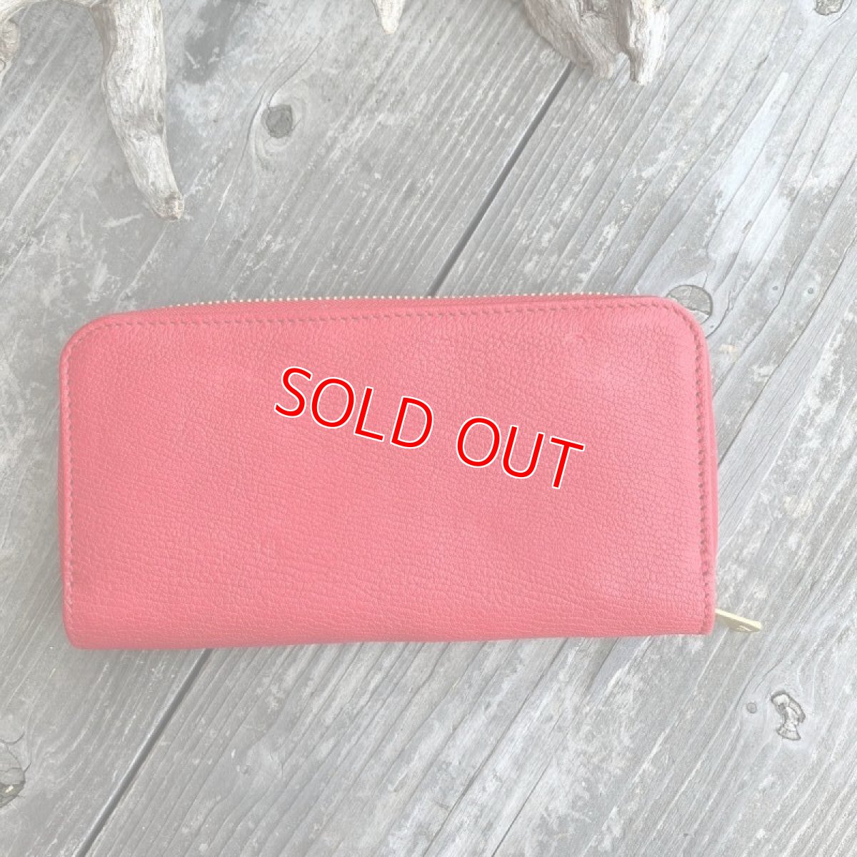 画像6: 【アウトレット】送料込み！広島ジビエレザー×カープ★お札もカードもコインも通帳も！たくさん入るラウンドファスナー長財布　 (6)