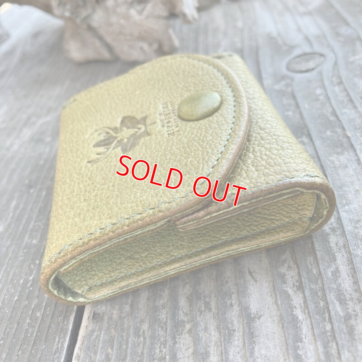 画像5: 【アウトレット】鹿革ボックスコインケース（ピスタチオグリーン） (5)