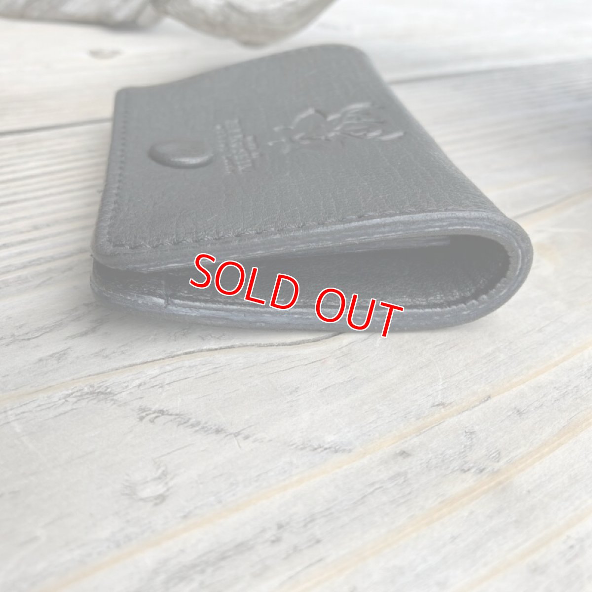 画像4: 【アウトレット】鹿革★幅広ボックスコインケース ブラック (4)