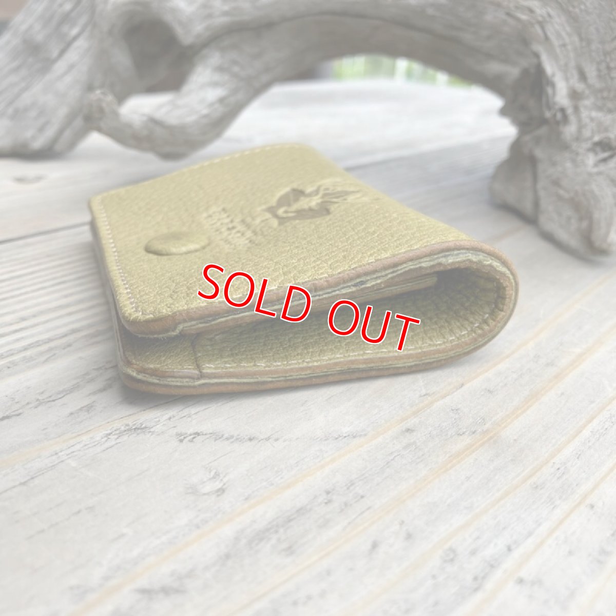 画像3: 【アウトレット】鹿革★幅広ボックスコインケース　ピスタチオグリーン (3)