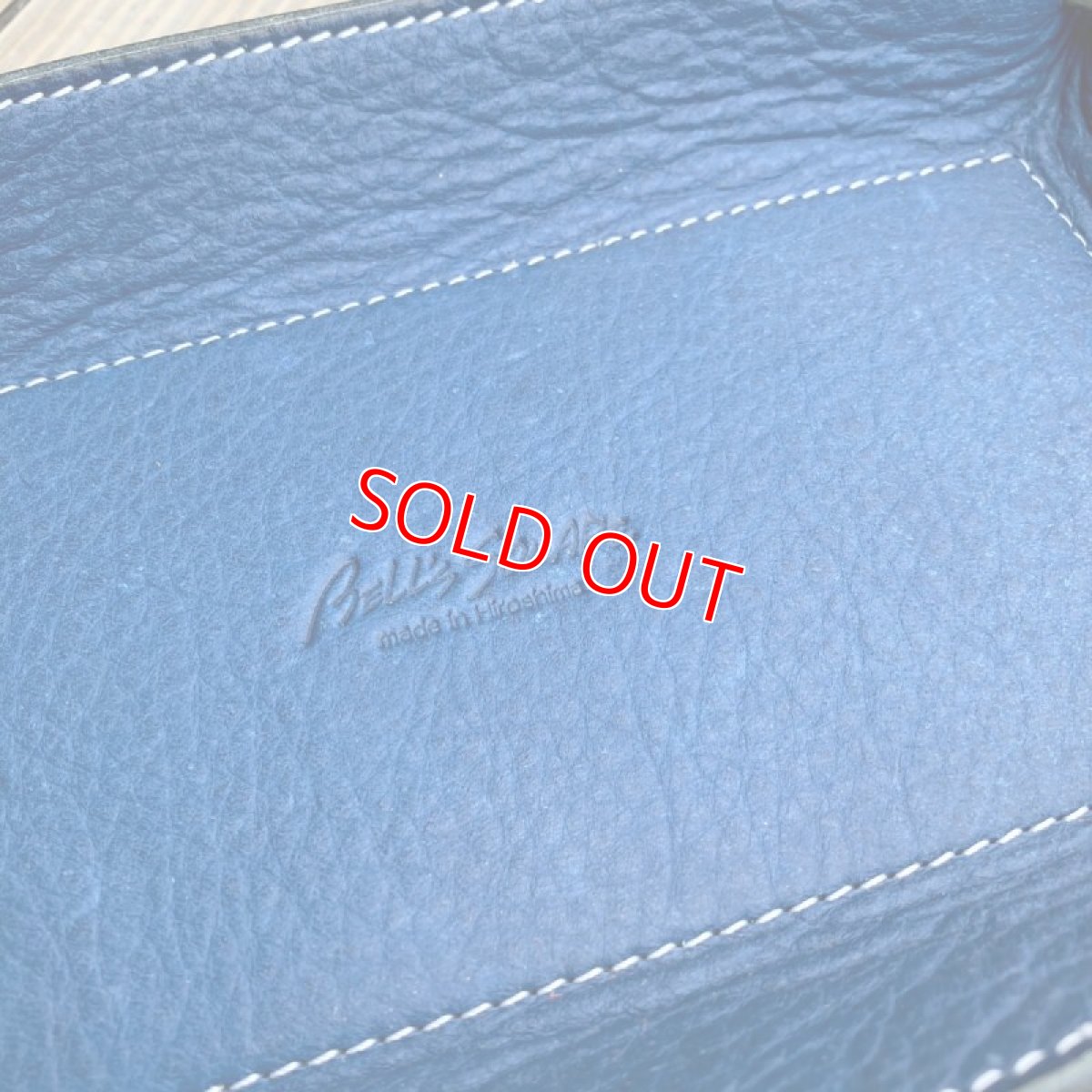 画像4: 【アウトレット】鹿革＆牛革　レザートレイ　ネイビーブルー (4)