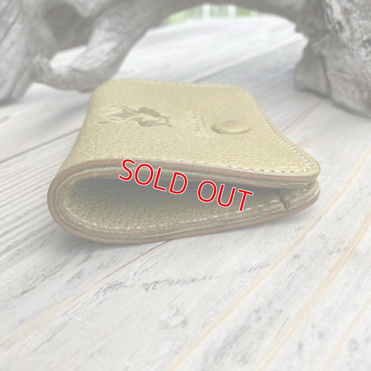 画像4: 【アウトレット】鹿革★幅広ボックスコインケース　ピスタチオグリーン (4)