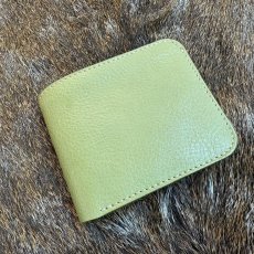 画像1: 【アウトレット30％OFF】姫路シュリンクレザー 二つ折り財布｜長期展示品 (1)